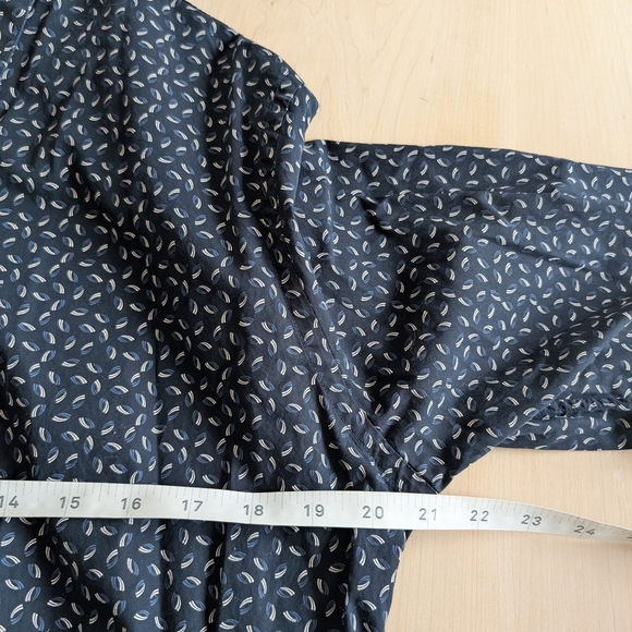 PATRICK ASSARAF Navy Patterned Shirt - Picture 4 of 13